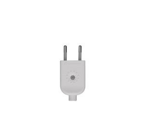 Ficha 2 patas 10 A blanca – Electraline