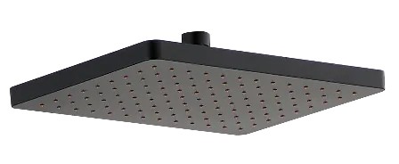 Roseta cuadrada plástico negro 22 x 17 cm Rimontti