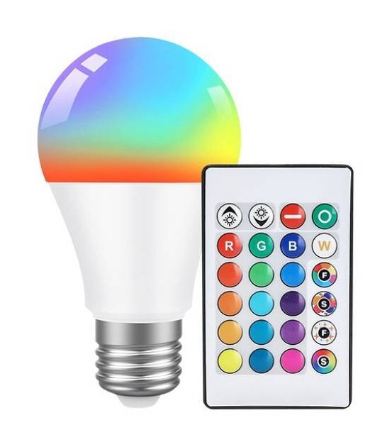 Lámpara LED RGB con control remoto