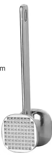 Martillo para tiernizar de aluminio 24,5 cm
