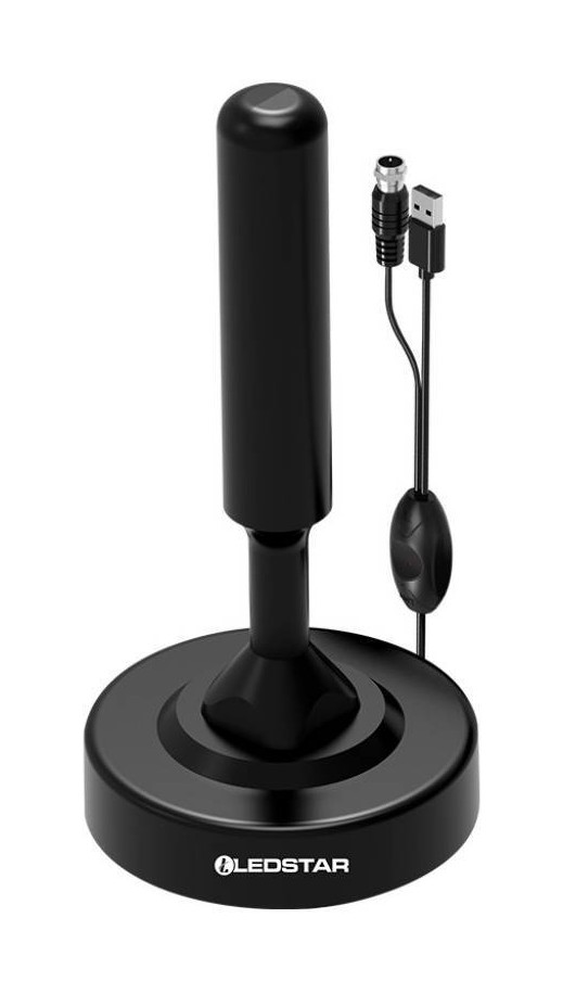 Antena interior Ledstar TV digital con booster