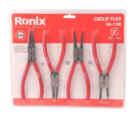 Set de 4 pinzas para seguros Ronix RH-1700