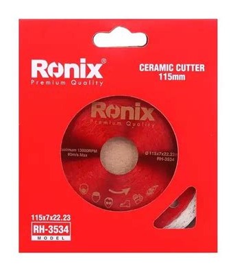 Disco de corte para cerámica 115 x 22,2 x 7 mm Ronix RH-3534